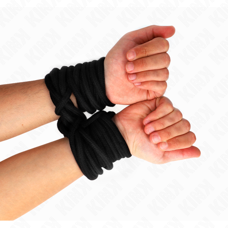 Kink Corda - Accessorio intimo, colore cotone 10 nera - dettaglio