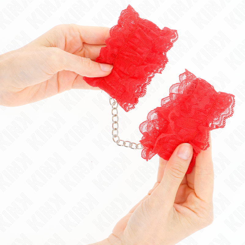Kink Cinturino - Accessorio intimo, colore polso rosso - nella confezione