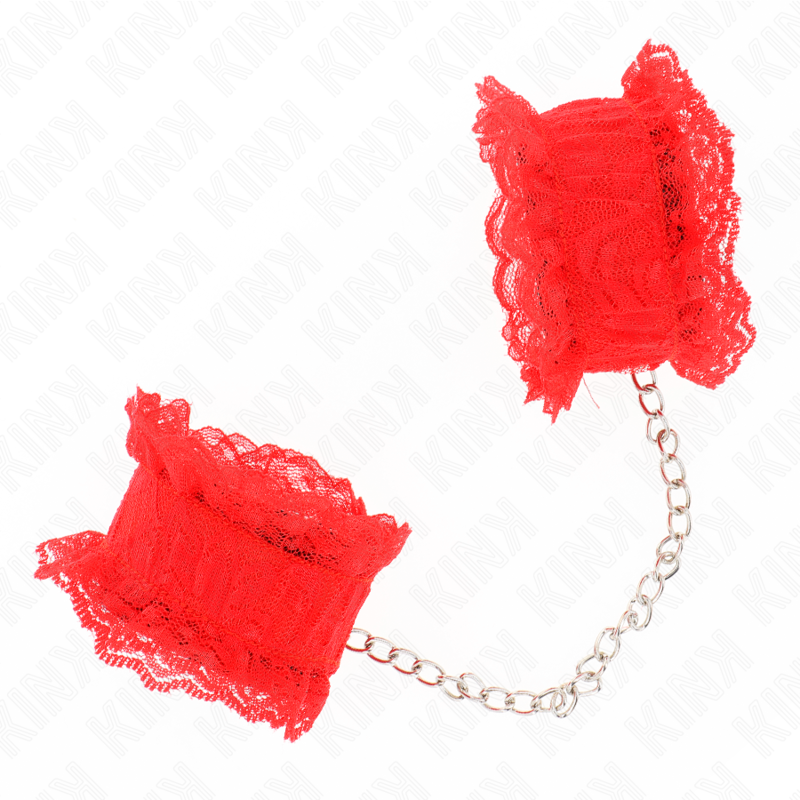 Kink Cinturino - Accessorio intimo, colore polso rosso - dettaglio