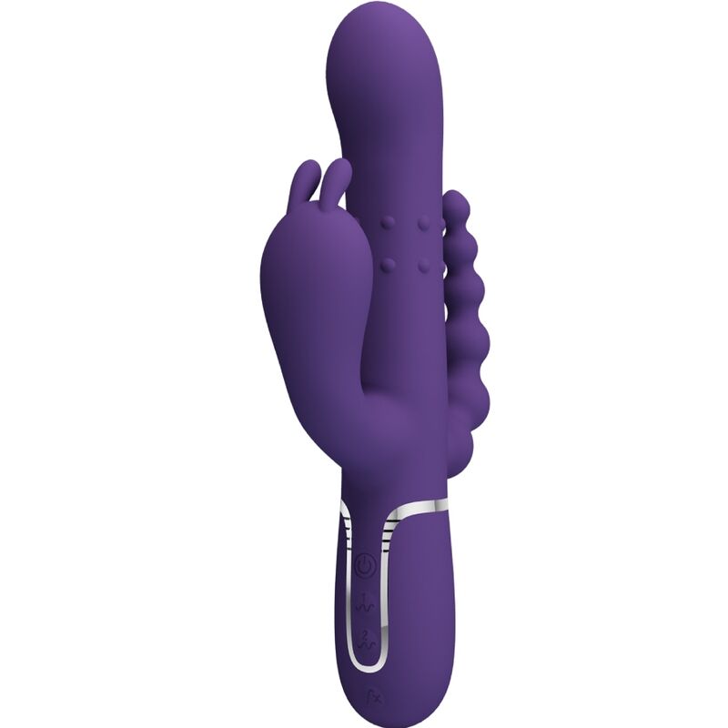 Pretty Love Cammy - Massaggiatore doppio, colore viola