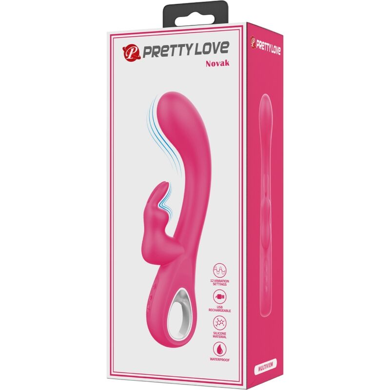 Pretty Love Novak - Massaggiatore doppio - nella confezione