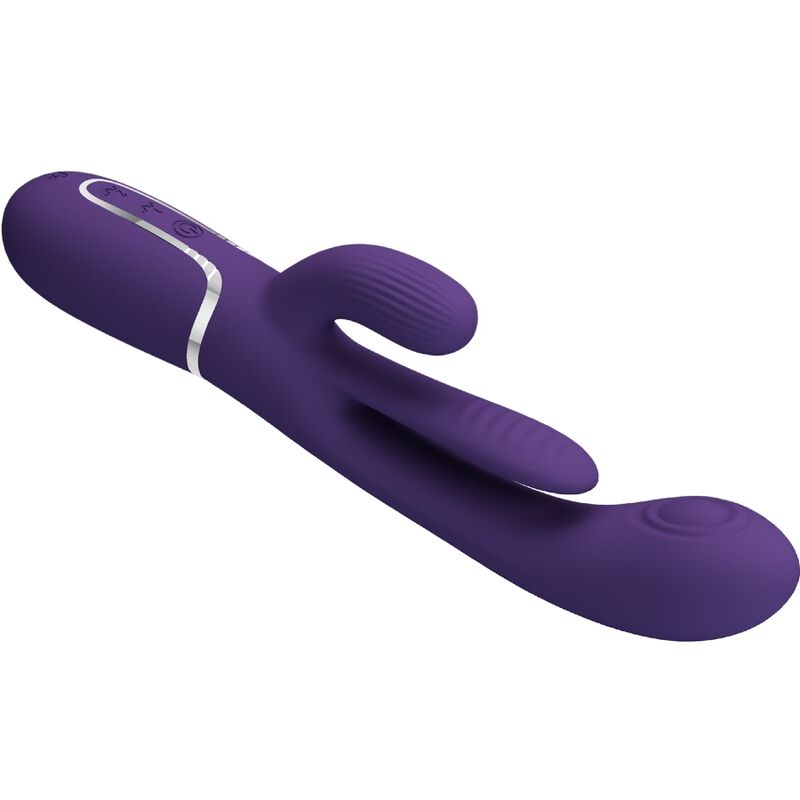 Pretty Love Shania - Massaggiatore doppio, colore viola - vista frontale