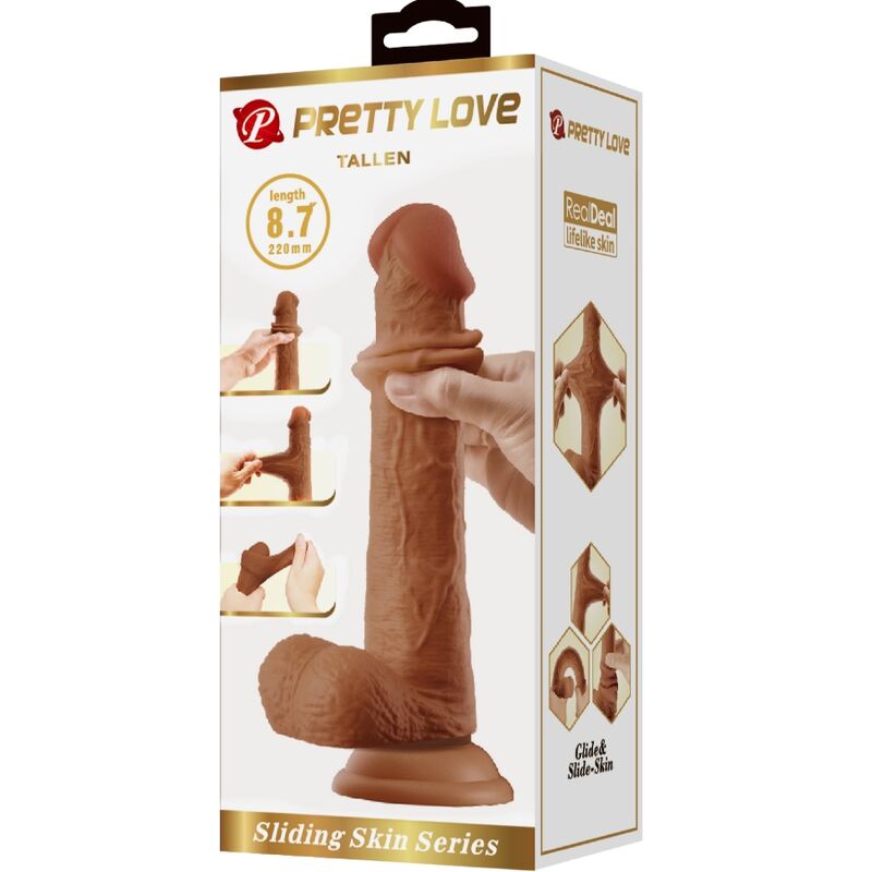 Pretty Love Alto 22 CM Marrone - Accessorio intimo - retro