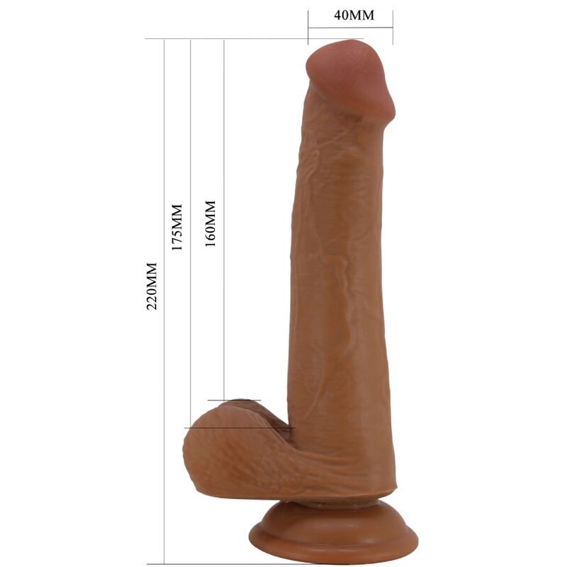 Pretty Love Alto 22 CM Marrone - Accessorio intimo - in mano per le dimensioni