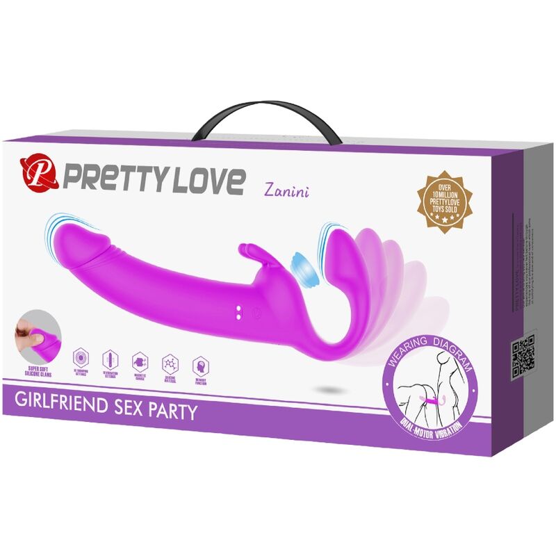 Pretty Love Zanini Strapless Strap ON 10 - Accessorio intimo - dettaglio