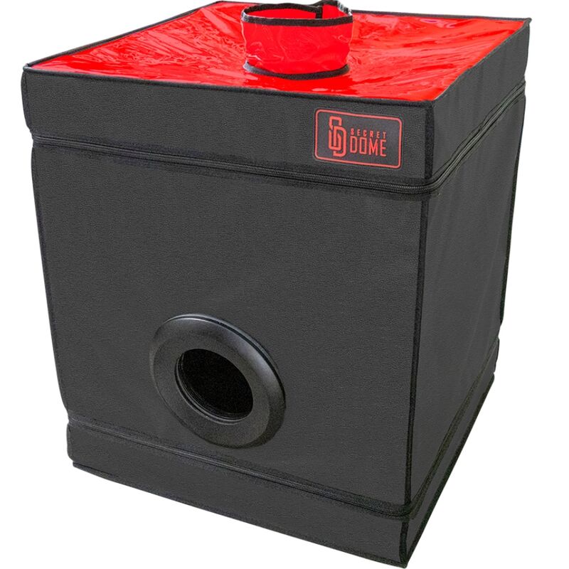 Secret Dome Kink Club Cabina Bukkake - Accessorio intimo, colore nero rosso - nella confezione