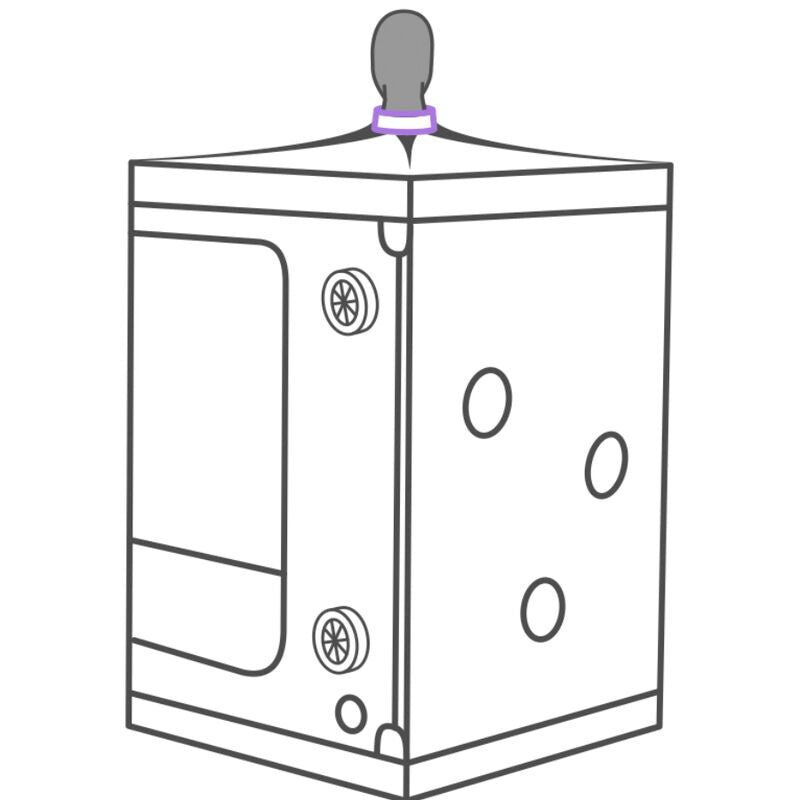 Secret Dome Kink Club Cabin Scandale - Accessorio intimo, colore viola - vista frontale