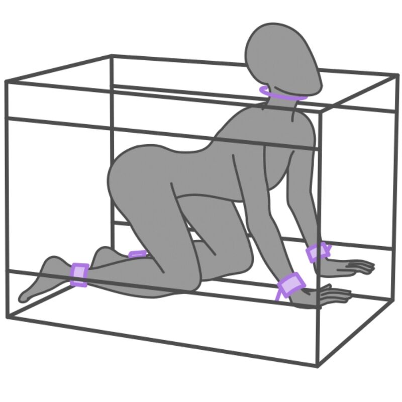 Secret Dome Kink Club - Accessorio intimo, colore viola - nella confezione