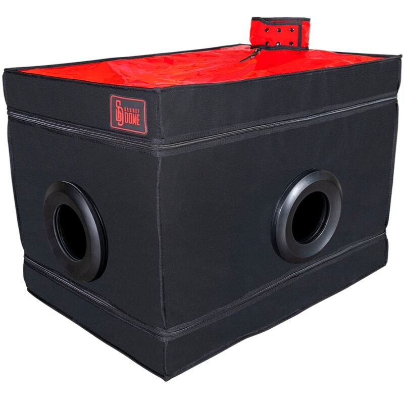 Secret Dome Kink Club - Accessorio intimo, colore nero rosso