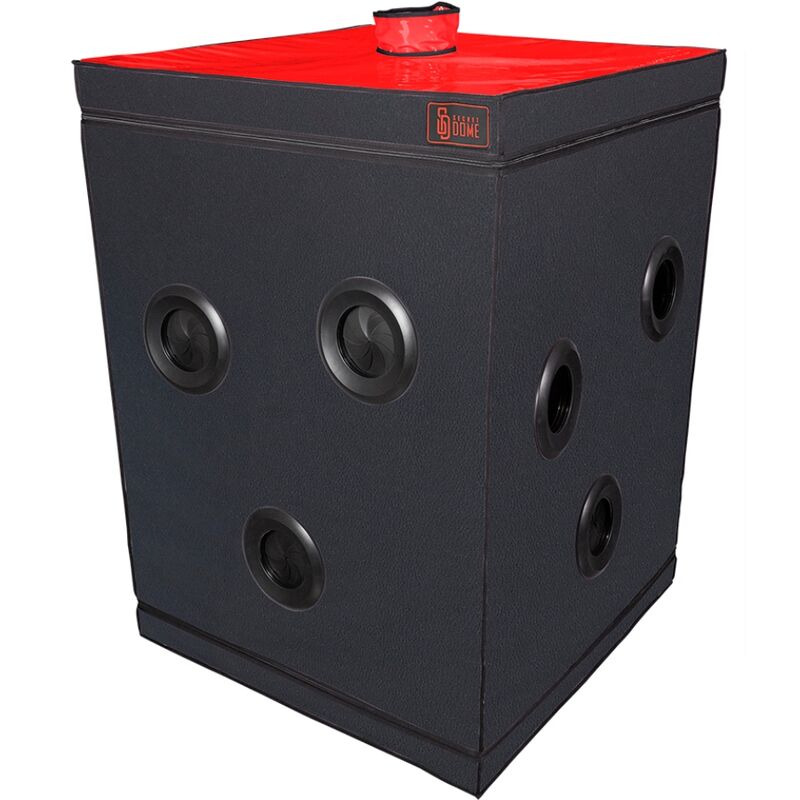 Secret Dome Kink Club Cabin Scandale - Accessorio intimo, colore nero rosso