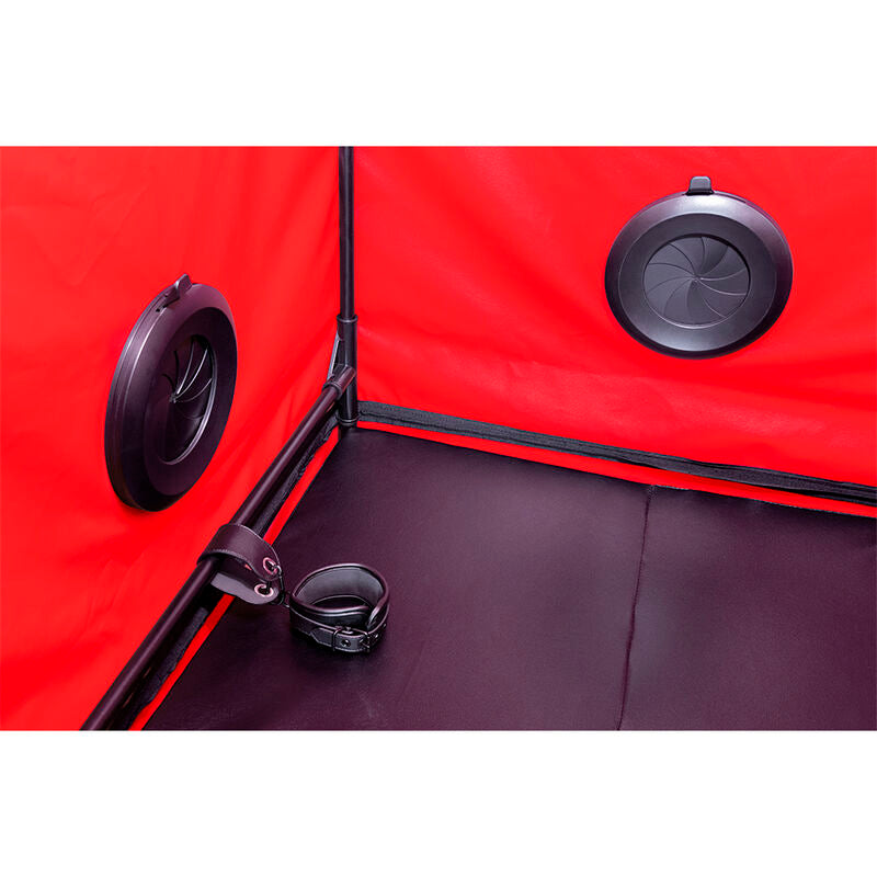 Secret Dome Kink Club Cabin Scandale - Accessorio intimo, colore nero rosso - vista laterale