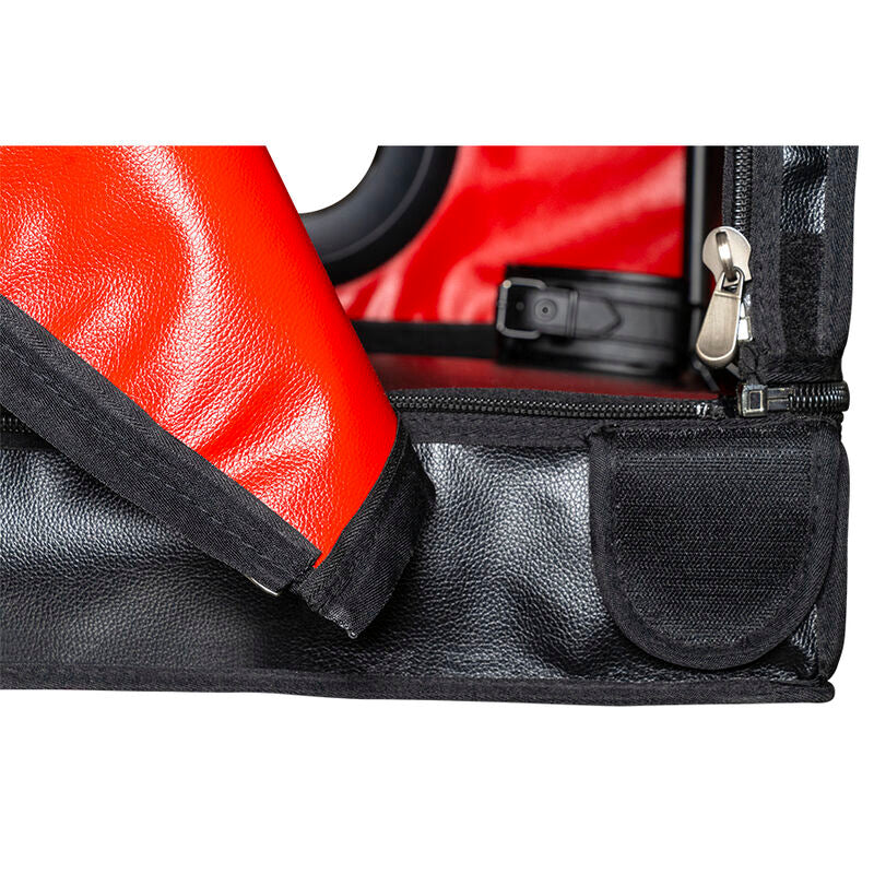 Secret Dome Kink Club - Accessorio intimo, colore nero rosso - vista laterale