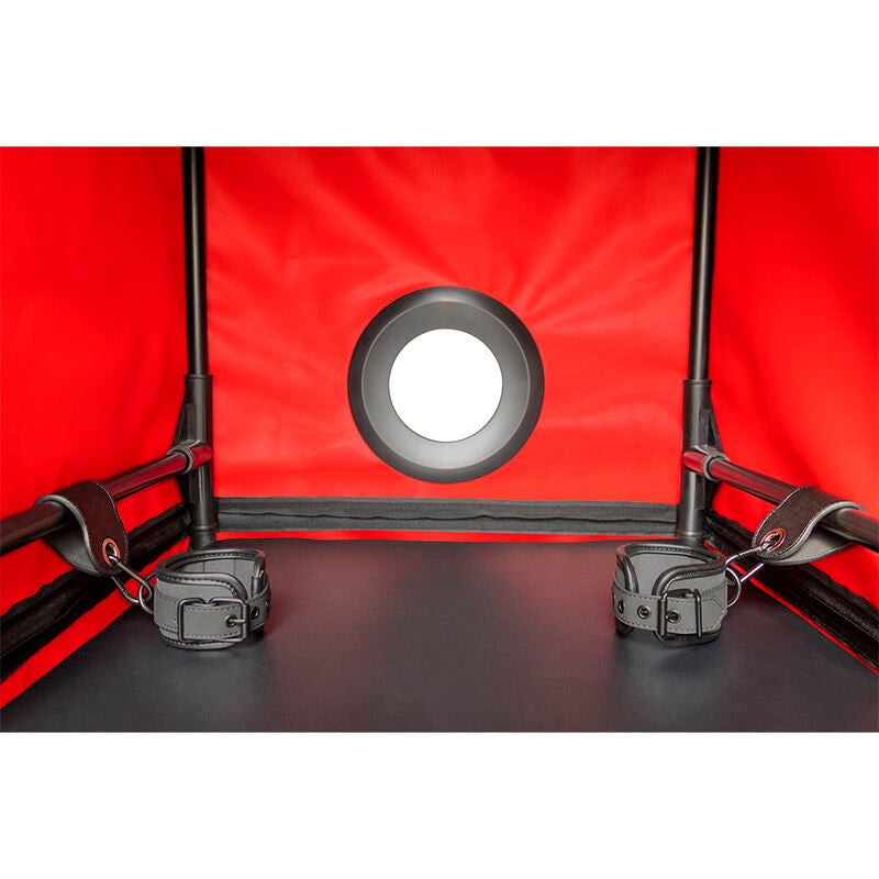 Secret Dome Kink Club Cabina Bukkake - Accessorio intimo, colore nero rosso - retro