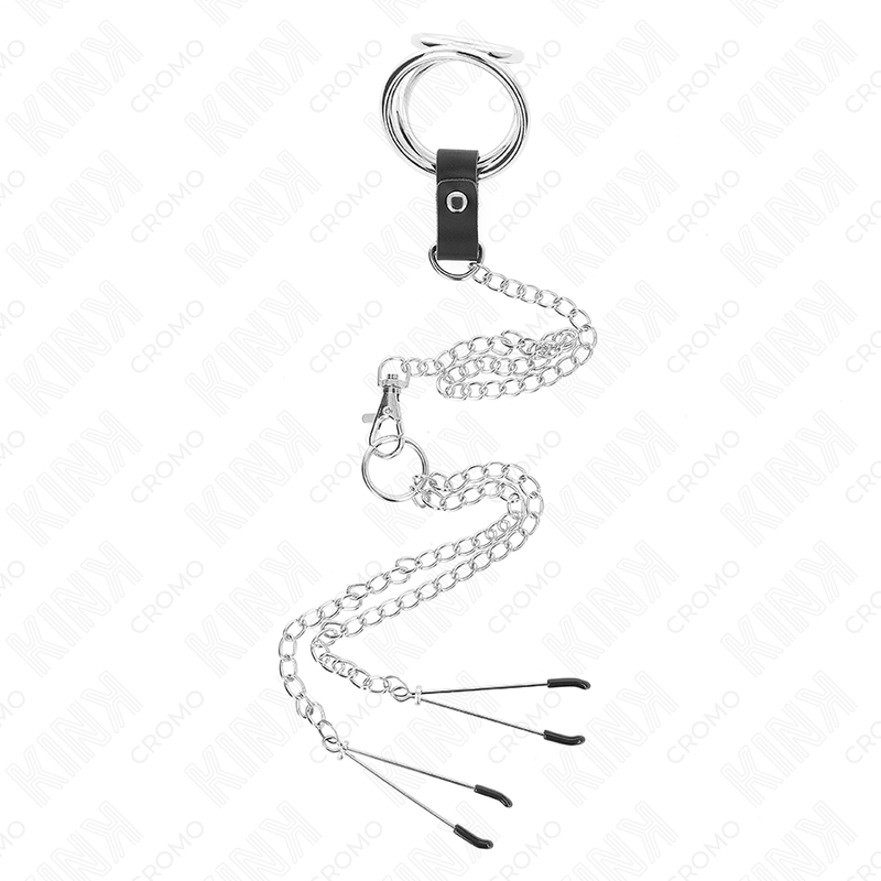 Kink Metallo Cromato Triplo - Accessorio intimo - dettaglio