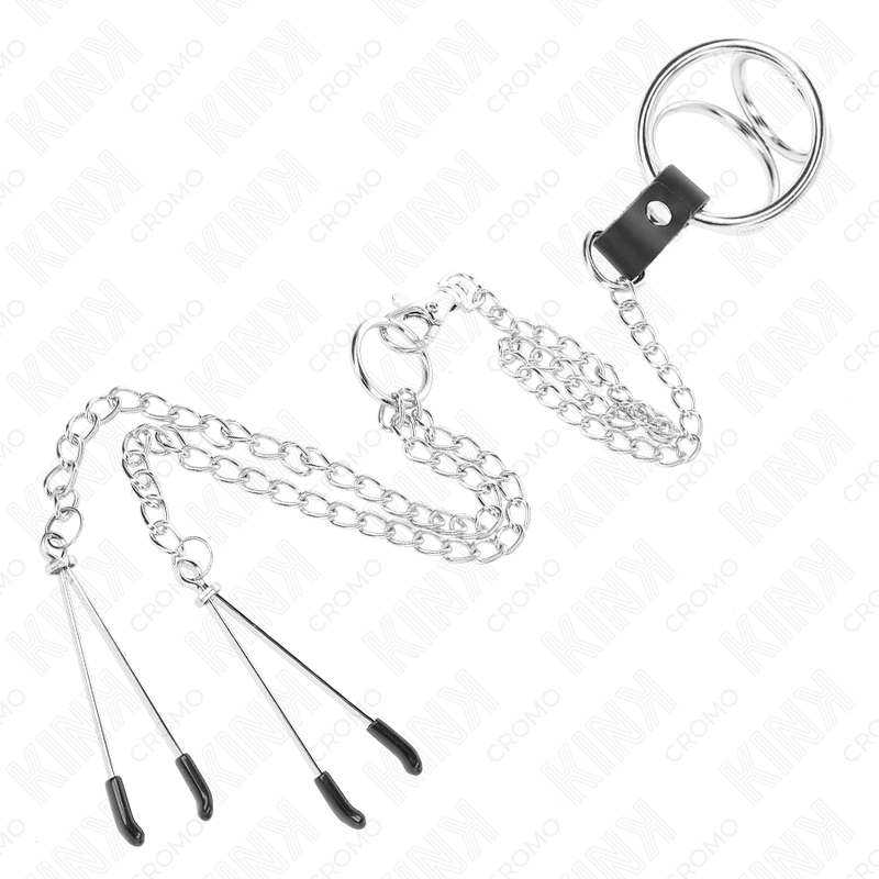 Kink Metallo Cromato Triplo - Accessorio intimo - nella confezione