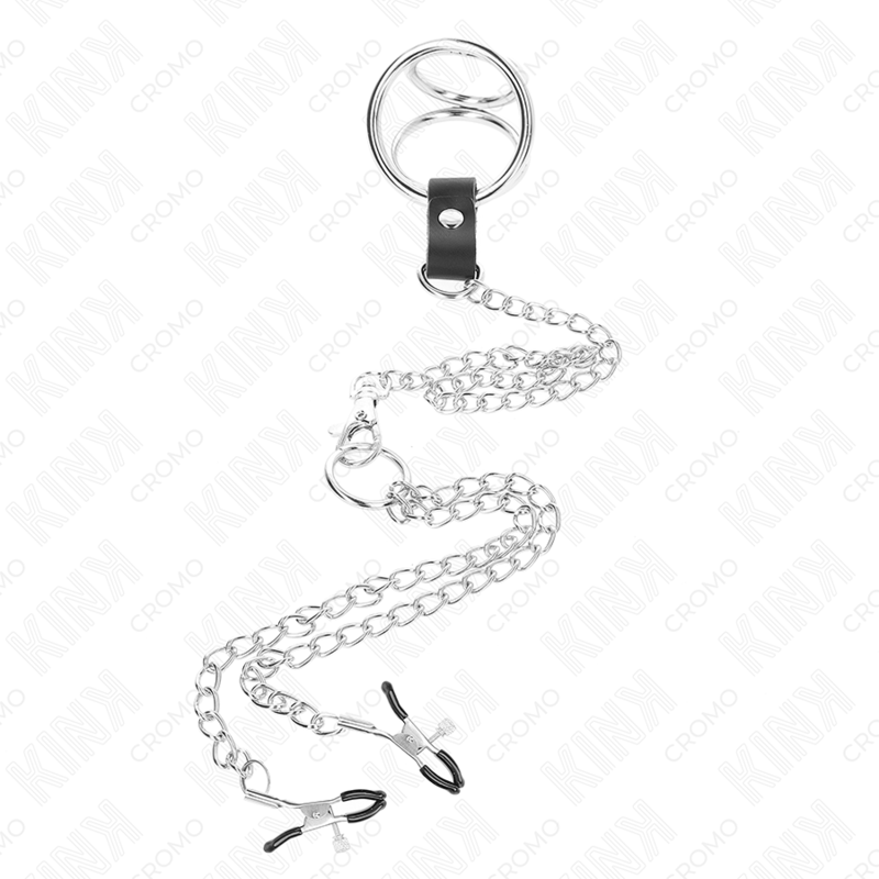 Kink Metallo Cromato Triplo - Accessorio intimo - dettaglio