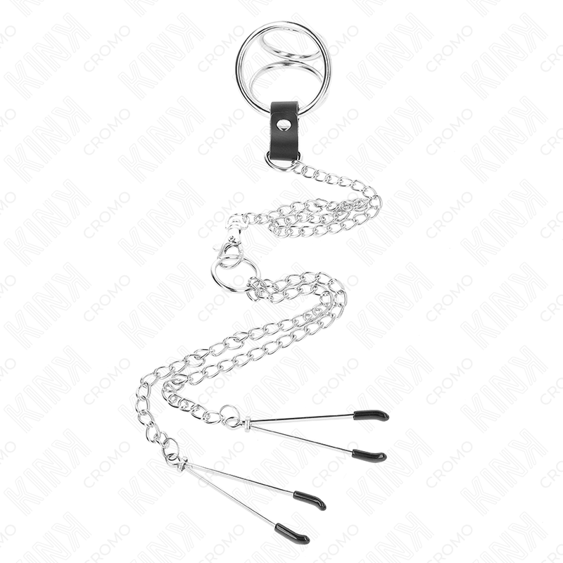 Kink Metallo Cromato Triplo - Accessorio intimo - dettaglio