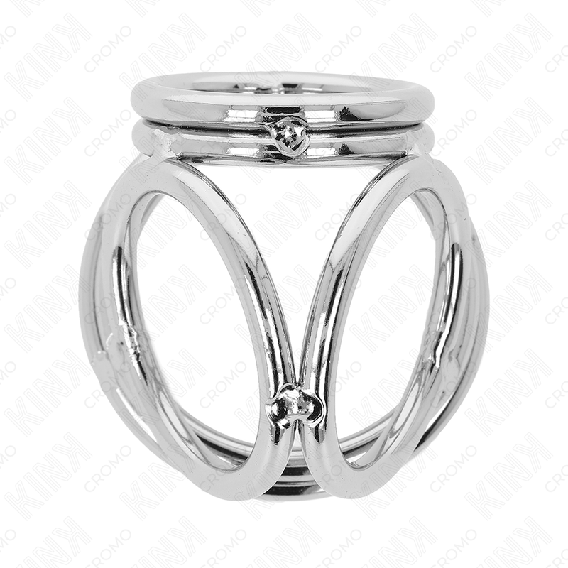 Kink Metallo Cromato Triplo - Accessorio intimo - nella confezione