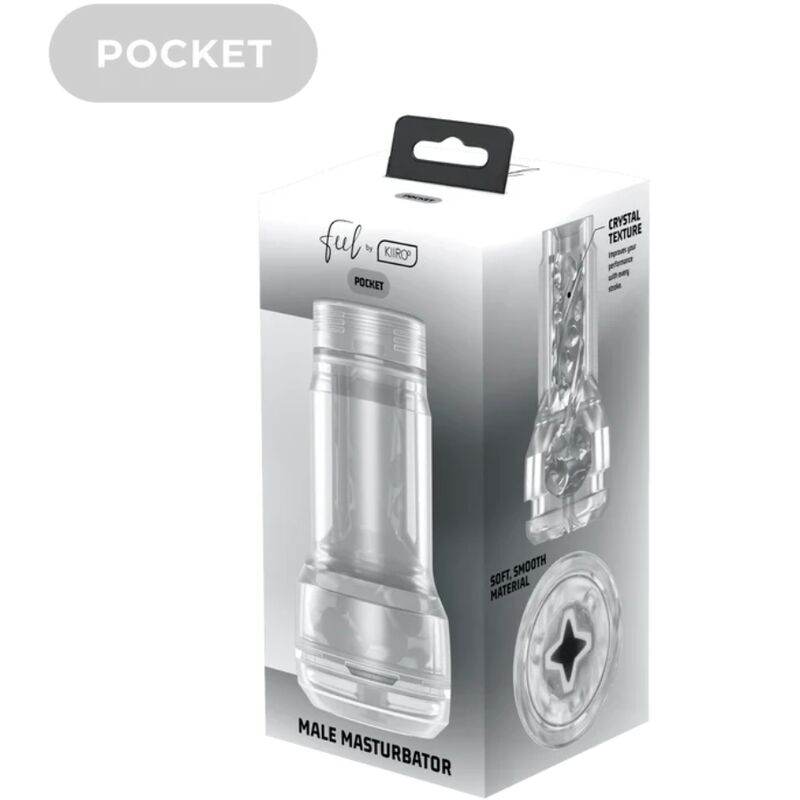 Kiiroo Feel Pocket Stroker Crystal - Dispositivo per uomo - vista frontale