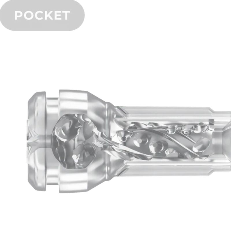 Kiiroo Feel Pocket Stroker Crystal - Dispositivo per uomo - nella confezione