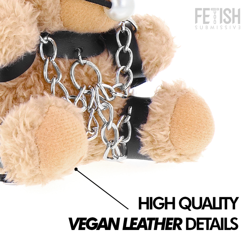 Fetish Submissive Fozzie Teddy Bear - Accessorio intimo - in mano per le dimensioni