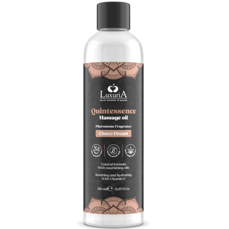Intimateline Luxuria Cioccolato 150 ml - Olio da massaggio, kit da 3