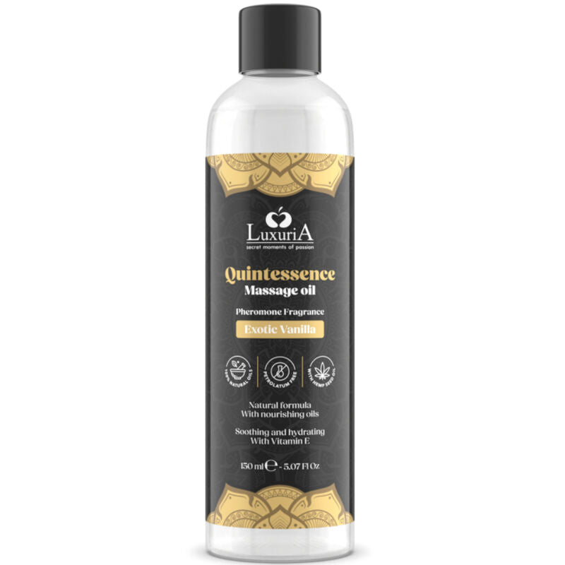 Intimateline Luxuria Aceite DE Masajes Vainilla Esotico 150 ml - Olio da massaggio, kit da 3