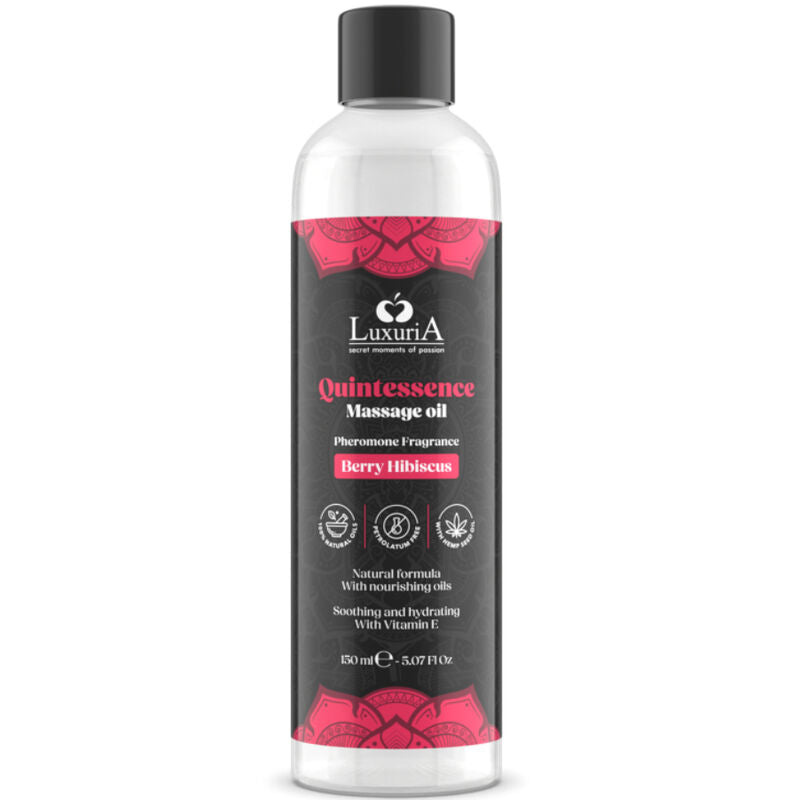 Intimateline Luxuria Bacche 150 ml - Olio da massaggio, kit da 3