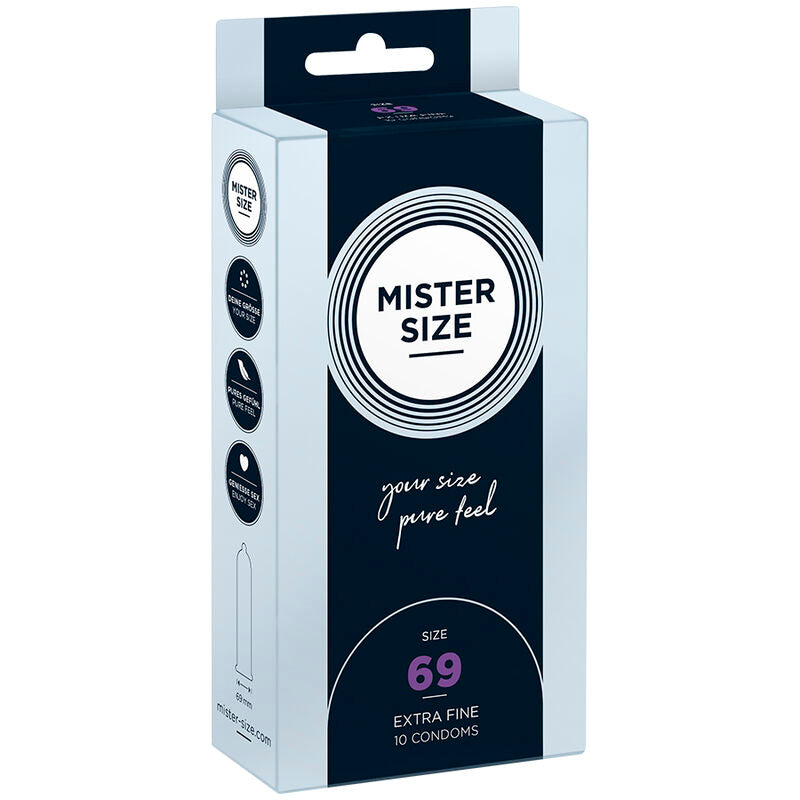 Mister Size 69 MM 10 pezzi - Preservativi, kit da 3