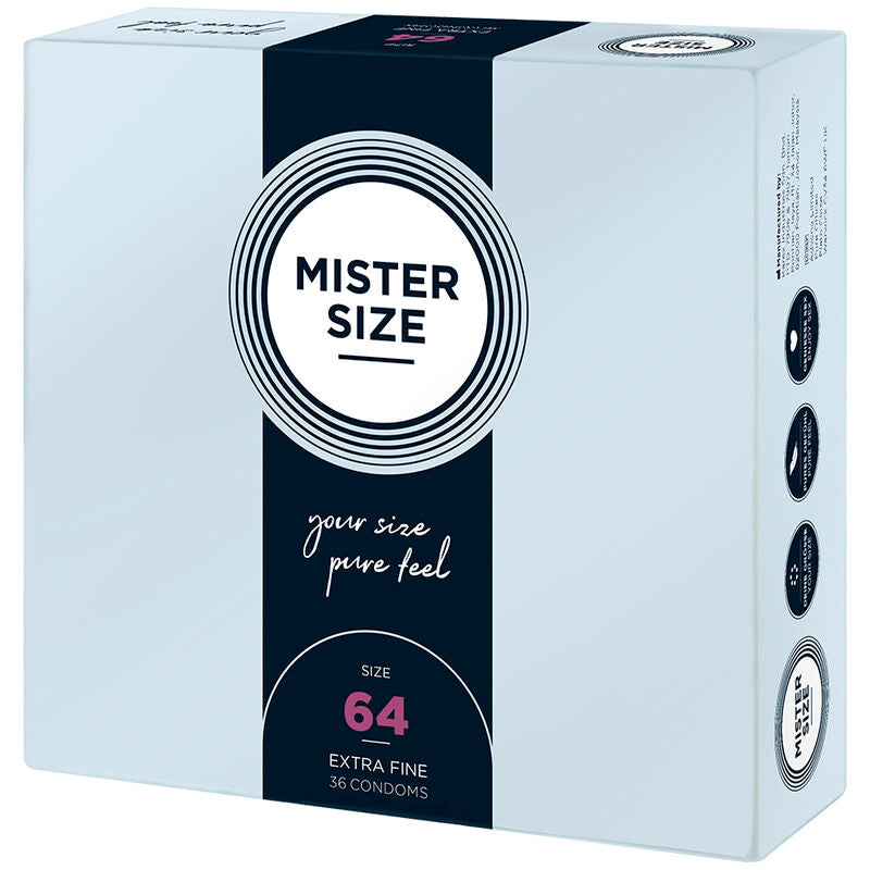 Mister Size 64 MM 36 pezzi - Preservativi - vista laterale