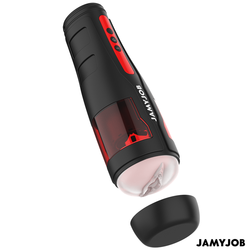 Jamyjob Automatico Cyclone 10 Modalità - Dispositivo per uomo - in mano per le dimensioni
