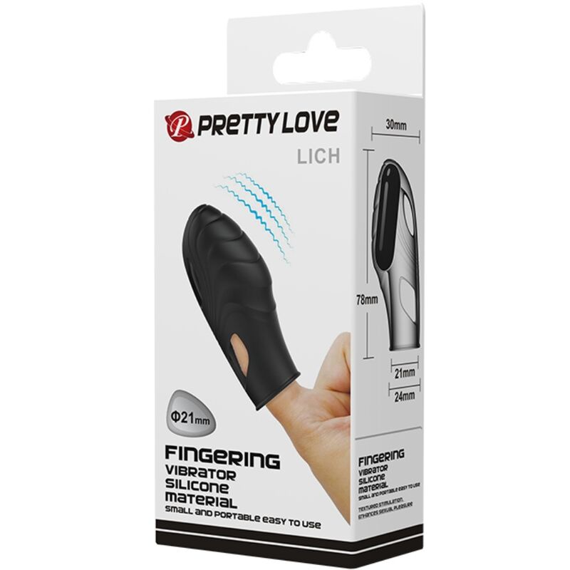 Pretty Love Dita - Accessorio intimo, colore lich nero - dettaglio