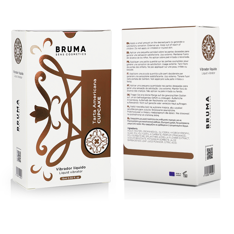 Bruma Liquido Ultra Scorrevole Cupcake 15 - Accessorio intimo - vista frontale