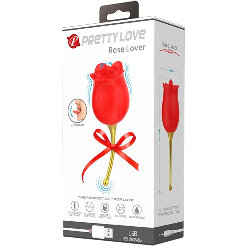 Pretty Love Rose Lover - Massaggiatore esterno - retro