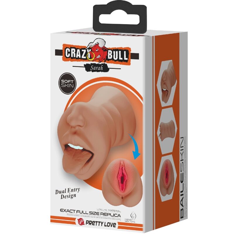 Crazy Bull Sarah - Dispositivo per uomo, colore carne - retro