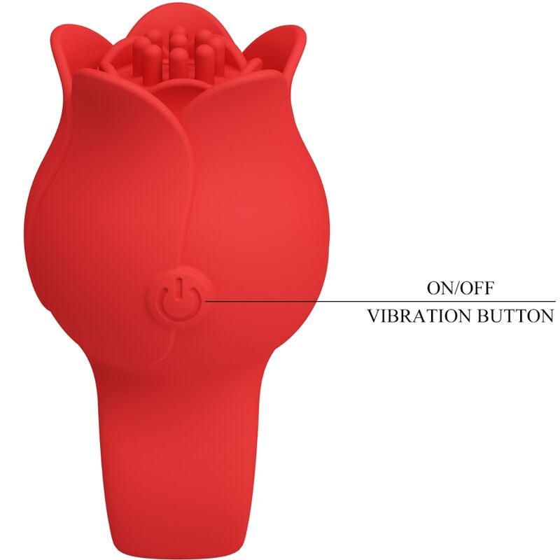Pretty Love Dita - Accessorio intimo, colore rosa jae 10 rosso - vista frontale