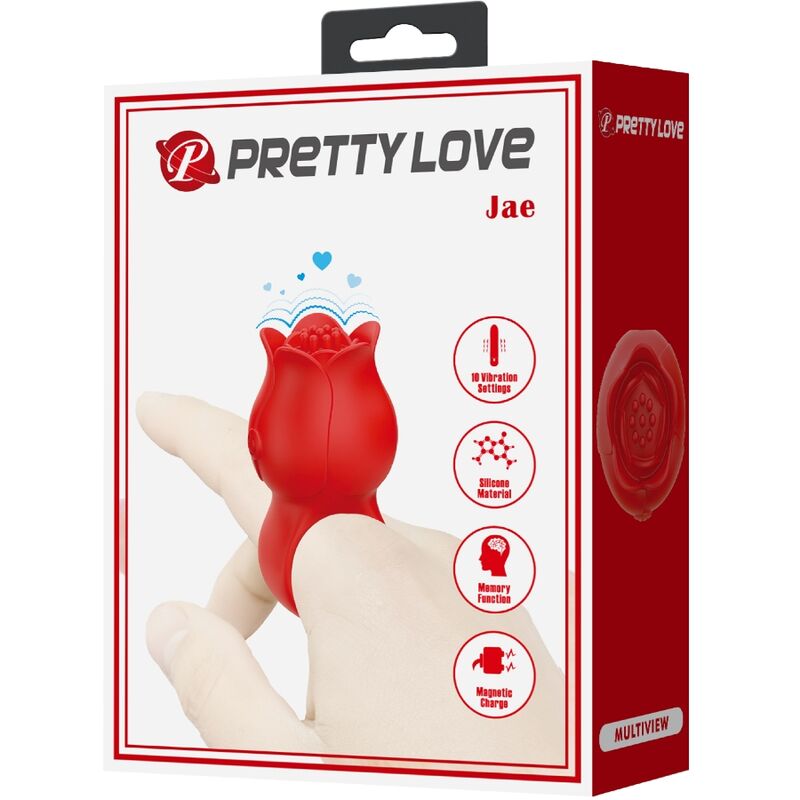 Pretty Love Dita - Accessorio intimo, colore rosa jae 10 rosso - dettaglio