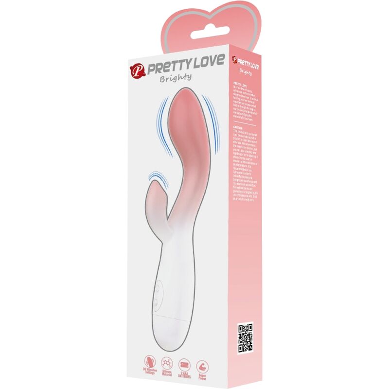 Pretty Love Luminoso + - Massaggiatore doppio - retro
