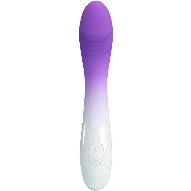 Pretty Love Elemental - Massaggiatore curvo, colore viola - vista laterale