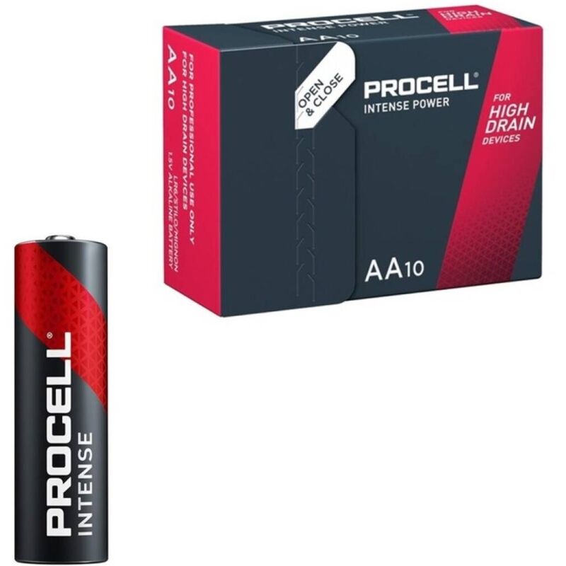 Procell Intense Power Alkaline LR6 AA 1.5v Scatola 10 - Accessorio intimo