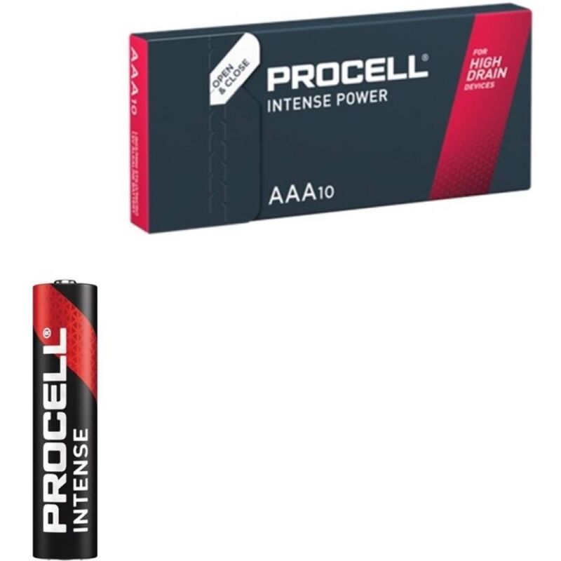 Procell Intense Power Alkaline Lr03 Aaa 1.5v Scatola 10 - Accessorio intimo - vista laterale