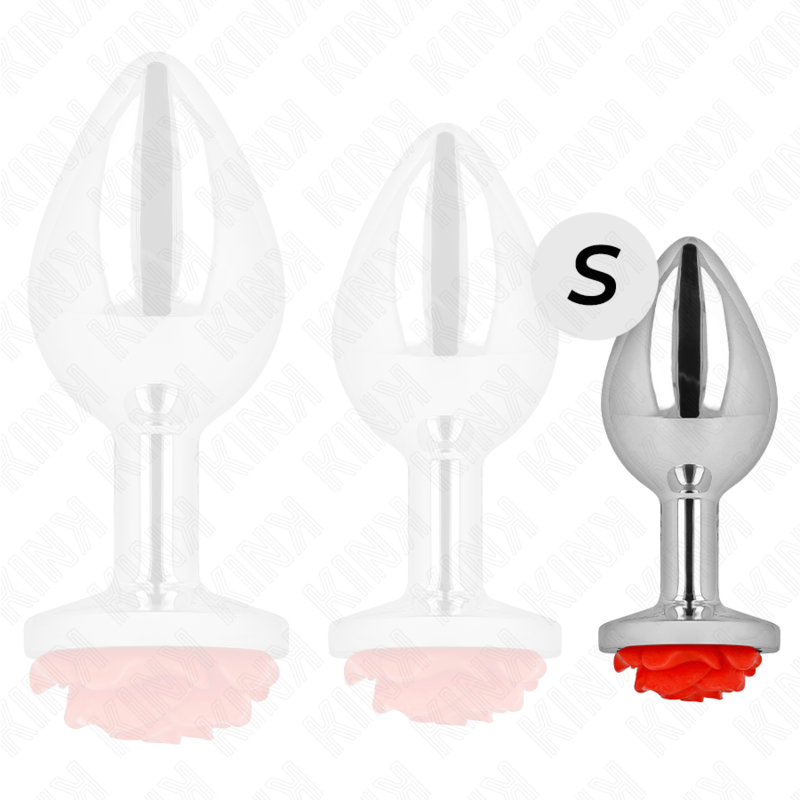 Kink Plug - Accessorio intimo, colore rosa rosso - dettaglio