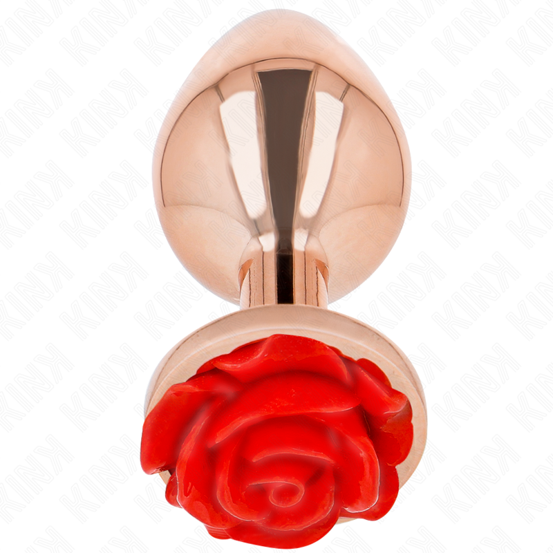 Kink Plug - Accessorio intimo, colore oro rosa rosa rossa - vista laterale