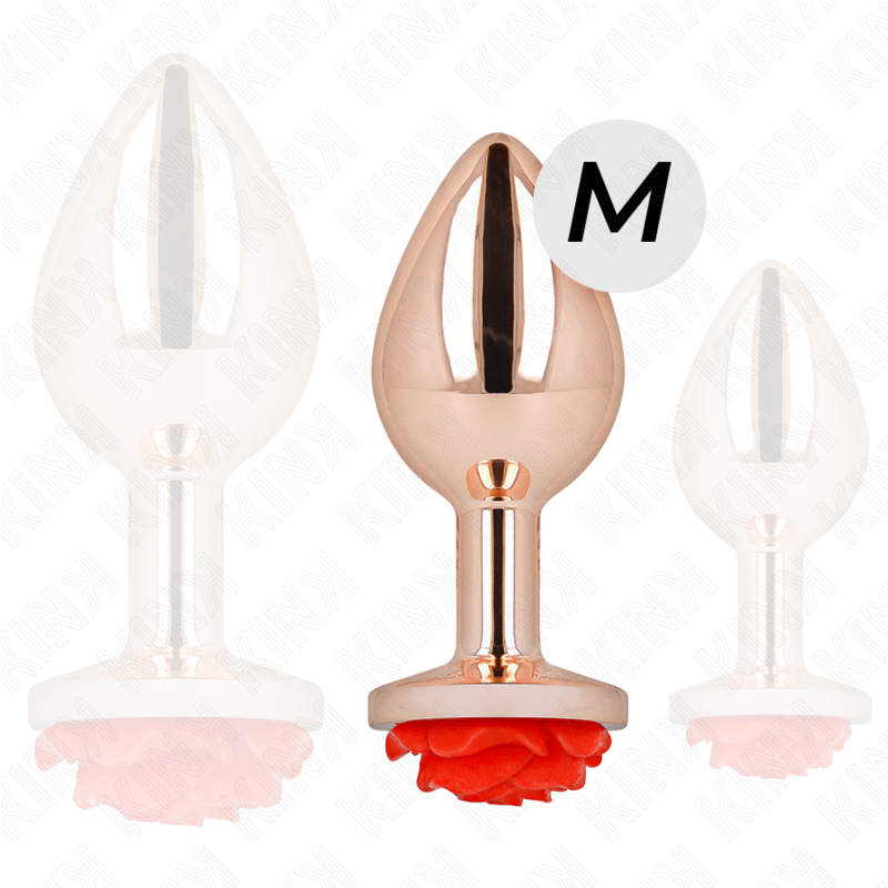 Kink Plug - Accessorio intimo, colore oro rosa rosa rossa - dettaglio