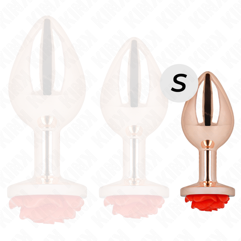 Kink Plug - Accessorio intimo, colore oro rosa rosa rossa - dettaglio