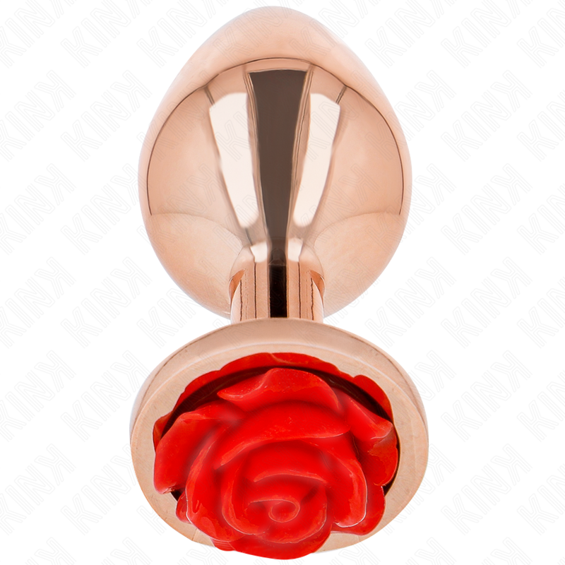 Kink Plug - Accessorio intimo, colore oro rosa rosa rossa - vista laterale