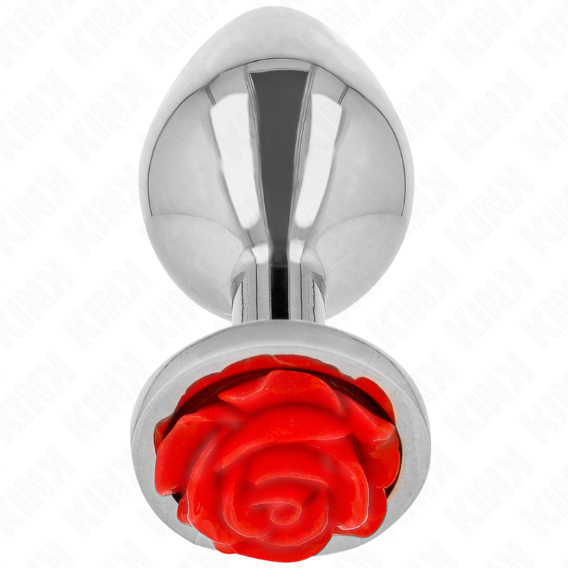 Kink Plug - Accessorio intimo, colore rosa rosso - vista laterale
