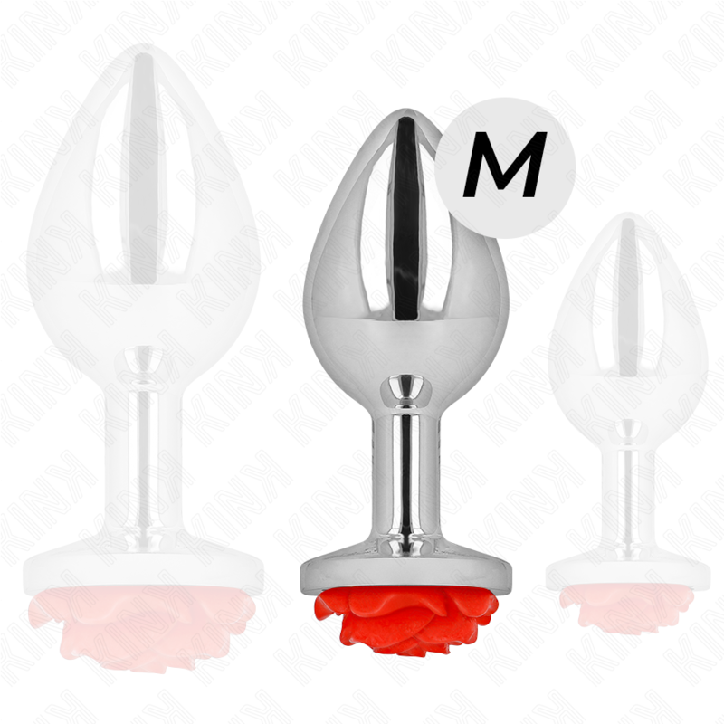 Kink Plug - Accessorio intimo, colore rosa rosso - dettaglio