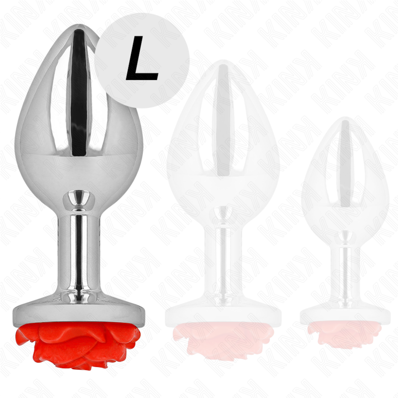 Kink Plug - Accessorio intimo, colore rosa rosso - dettaglio