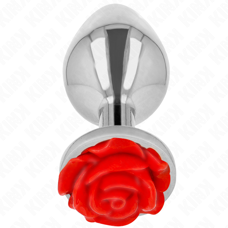 Kink Plug - Accessorio intimo, colore rosa rosso - vista laterale